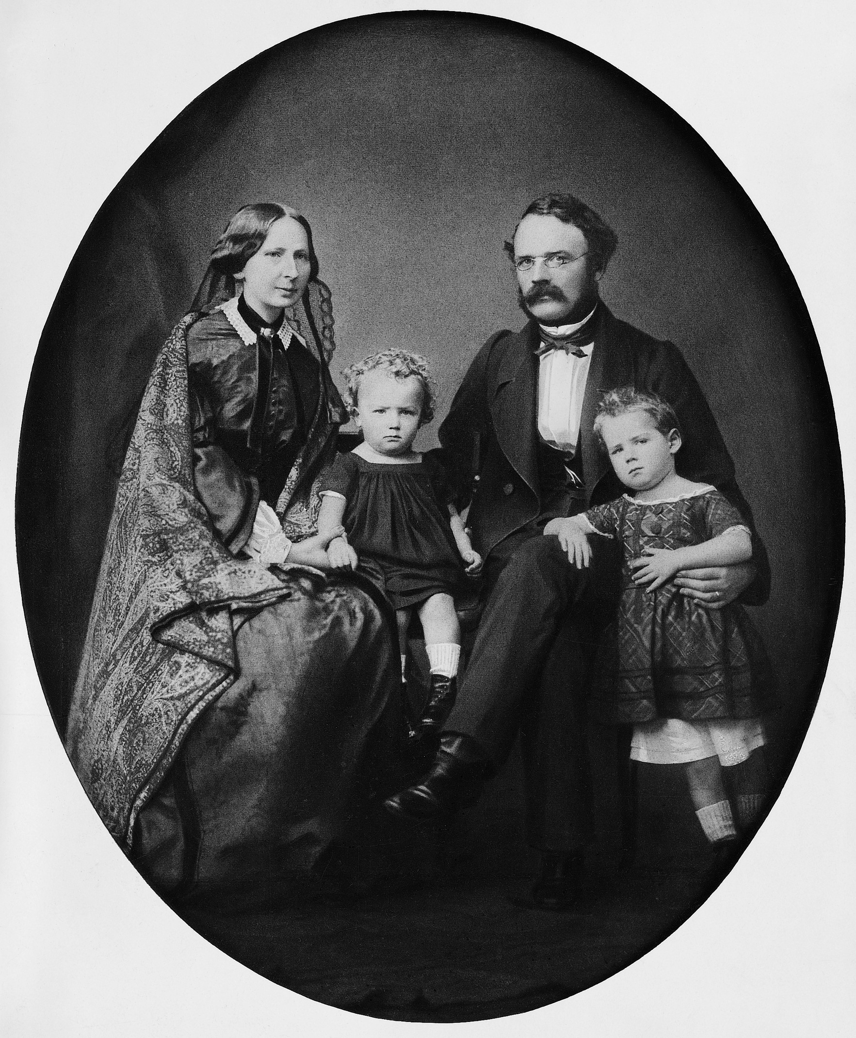 Werner von Siemens und seine Familie, 1858 © SiemensForum, Munich